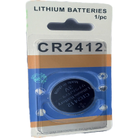 3V钮扣电池CR2412比亚迪雷克萨斯丰田本田卡片钥匙电池 钮扣电池2412