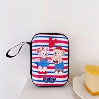 耳机收纳包数据线充电宝移动硬盘U盘收纳盒便携袋卡通可爱整理包 雪莉玫与达菲熊 9.5*13.5cm