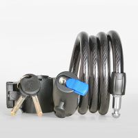 玥玛山地车自行车配件钢丝锁单车锁锁具大全骑行装备钢缆密码锁 免钥匙上锁铜制锁芯约1.1米