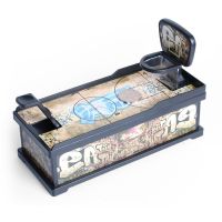 儿童电动恐龙霸王龙存钱罐仿真偷钱哥斯拉灯光音乐怪兽储蓄罐礼物 篮球+贴纸 12.5*12.5*15CM