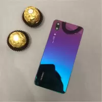 适用于华为p20pro后盖 原装手机P20玻璃后盖全新原厂电池后壳背屏 P20极光色自带镜框散热棉背胶