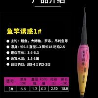 咬钩变色夜光漂送电池日夜两用醒目大物电子漂超亮灵敏夜钓漂 鱼竿诱惑1#送电池 冷光水无痕漂尾