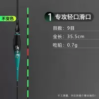 渔小湘咬钩变色夜光漂电子漂日夜两用浮漂高灵敏夜钓纳米鱼漂 高亮尾(不变色) Y-01 轻口滑口漂
