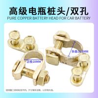 通用汽车电瓶桩头电瓶接头卡子蓄电池接线柱电池头电瓶夹头12V24V 高级电池头(正负极/对装)