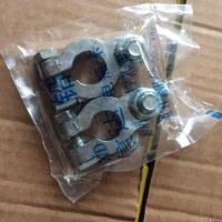 适配汽车电瓶卡子夹子蓄电池充电夹接线柱加厚电瓶桩头接头铅改装 铅电瓶夹子一付