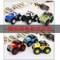 全自动翻滚特技翻斗车越野汽车惯性攀爬赛车男孩女孩儿童电动玩具 吉普车 随机1只-无送电池