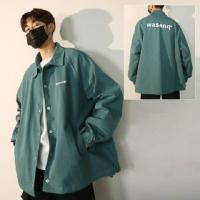 男士休闲衣服春秋外套男秋季韩版潮流工装夹克男2020新款男装秋装 1126灰蓝 S