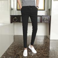 夏季薄款九分休闲裤男小脚裤男修身韩版潮流时尚男裤社会精神小伙 806#薄款 27 (70斤~85斤)
