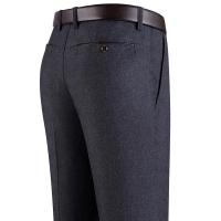 春夏款中老年男裤夏薄款男装中年男士休闲裤宽松西裤直筒爸爸长裤 夏款-[深灰色] 29 [二尺二腰围]