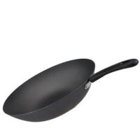 炒锅无涂层炒锅电磁炉炒锅生铁平底铸铁锅老式传统铁锅炒菜锅 32cm单锅(无盖的)