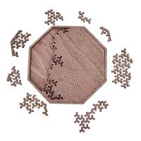 puzzle十级难度拼图解密盒玩具G&M同款10级木质拼图解锁超高难度 直角8边形[4级]31块+布袋