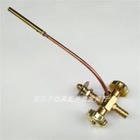 液化气灶电子配件总成全铜电子打火中高压猛火炉开关阀门引火开关 优质全铜单管总成