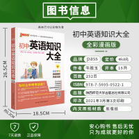 2022版 pass绿卡图书 初中英语知识大全 中考英语复习资料 初中生教辅辅导书 初一初二初三中学英语基础知识 语法词