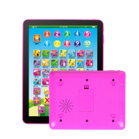 iPad平板学习机早教机电脑宝宝婴幼儿童点读益智学习机玩具 粉色平板玩具电脑