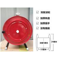 移动电缆盘插座缠线盘电线盘线轱辘线滚子绕线盘空盘收线器卷线器 红色无插座