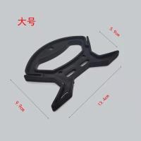 风筝鱼锁打水鱼桶绳吊线锤线坠工地施工放线收线缠绕线板塑料手柄 黑色 大号 2个