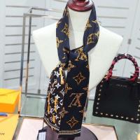 明星同款女士小丝巾围巾丝巾飘带小方巾绑包丝带纱巾黑白老花领巾 28号黑色 115*8左右