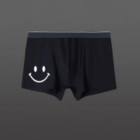 男士内裤男平角裤学生男裤头透气男生四角裤性感潮青年男内裤夏季 L一条/黑 L (90-110斤)