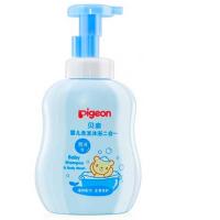 实体授权贝亲新生婴儿沐浴露洗发水二合一儿童沐浴宝宝洗护用品 洗护二合一500ml(IA170)