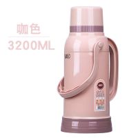 热水瓶暖瓶开水瓶学生宿舍用女暖壶塑料外壳家用大号保温男暖水瓶 整套(外壳+内胆) [工地临时款] 颜色随机发 3.2L