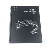 钢琴谱夹可修改乐谱夹不反光可改谱多功能学生活页琴谱夹A4文件夹 20页 黑色