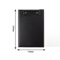 可订制A4文件夹皮革资料夹 康百垫板夹A5 商务仿皮签约夹合同夹子 A5黑色