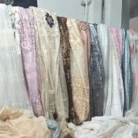 DIY窗纱 纱帘布头 客厅 卧室飘窗窗纱纱帘论斤特价清仓处理 一块窗纱横幅宽3米(花型随机不论斤)