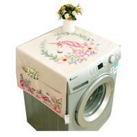 卡通防水防油盖巾全自动滚筒洗衣机防尘罩冰箱顶盖布冰箱防尘布艺 以梦为马冰箱(洗衣机)盖布 57*140(单开门冰箱洗衣机