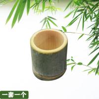 新鲜竹筒蒸饭套装竹筒家用精选楠竹竹筒饭蒸筒竹碗立体式蒸饭筒 外径7-8厘米高8厘米[一个]
