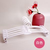 塑料文胸架 扭不断软胶内衣架 防滑魔术内衣内裤夹子晾晒衣架 白色1050 10个
