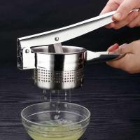 蔬菜挤水器脱水器压饺子馅挤菜馅挤压蔬菜水工具厨房压菜去水神器 不锈钢款