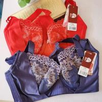 都市丽人高端调整形内衣大罩杯奢华款托胸聚拢高质量 红色 有钢圈 34/75C