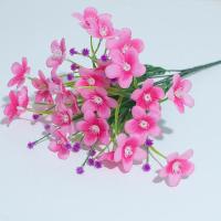 假花艺装饰绢花干花套装摆设摆设仿真花束假花套装 客厅饰品摆件 精致生活美粉(兰花1束)