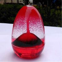 梦幻火山岩沙漏计时器摆饰液体滴油 送学生儿童个性生日节日礼物 红色火山