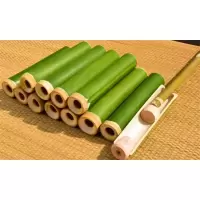 新鲜竹筒粽子的竹筒简单竹筒活塞式竹筒饭蒸筒带塞子竹筒家用商用[8月10日发完] 10个活塞款内径2.3-2.5送塞子