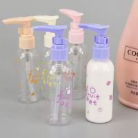 空瓶子化妆品分装瓶 便携替换洗手液沐浴露洗发水按压式水乳液瓶 1个60ml颜色随机