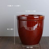 陶瓷小水缸粗粮小瓷缸带盖杂粮缸盛猪油坛子热油小罐粗陶缸小酱缸 单个缸(无盖)3斤水
