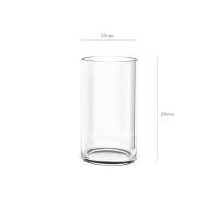 落地直筒大号透明玻璃花瓶婚庆路引圆柱花瓶客厅富贵竹水培摆件 机吹直筒1020直筒