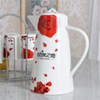 骨瓷水具陶瓷杯具套装凉水壶冷水壶水杯套装家用耐热茶具套装带架 冷水壶(一壶)