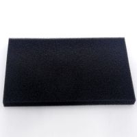 生化棉鱼缸过滤棉加厚黑色生化棉水族箱过滤棉过滤材料海绵鱼专用 黑色30*50*1.5cm