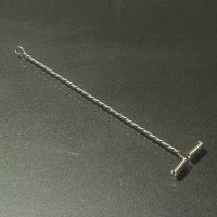 海钓T字Y型天平不锈钢麻花支架钓组分钩器船钓串钩线组防缠绕配件 T型5CM 20枚