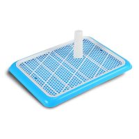 狗狗用品便盆小号泰迪小狗狗厕所小型犬狗屎尿盆大型犬大号狗尿盆 蓝色 小号