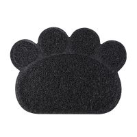 猫砂垫防带出大号双层控砂板猫砂盆厕所防溅蹭脚过滤垫子猫咪用品 猫爪型_促销 猫抓型30*40cm