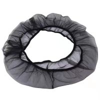 鸟笼网纱罩防贱减少清洁鸟笼网纱笼衣通用大中小鹦鹉笼衣笼罩网纱 黑色网罩 S高度17CM周长80-110CM