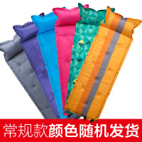 自动充气垫加厚防潮垫户外帐篷睡垫野炊充气床垫单人办公室午休垫 颜色随机发送