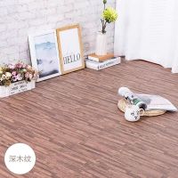泡沫地垫卧室榻榻米垫子拼接家用地板垫客厅60防滑儿童爬行泡沫垫 深色木纹 30x30x1.0cm10片(特价)
