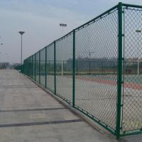 体育场护栏网足球场围网篮球围栏网防护网球场铁丝围网包塑勾花网 4米高单层口字型