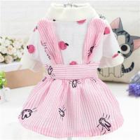 狗狗裙子泰迪公主裙小狗衣服裙子贵宾比熊蓬蓬裙春夏薄款宠物裙子 兔耳朵连衣裙-粉色 XS-适合约1-3斤穿