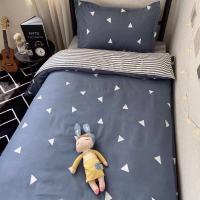 简约学生宿舍床上三件套上下铺单人双人床单被套子床上用品四件套 爱巢 1.0米[儿童床]