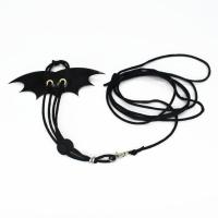 背带式仓鼠荷兰猪牵引绳宠物用品溜鼠绳防挣脱溜兔绳 小号黑色[松鼠]